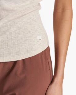 Sunrise High Neck Tank | Dune 14 Sunrise High Neck Tank | Dune -TrendSphere VW1012DUN FA23 M ECOMM TOPS DETAIL 3