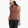 Sunrise High Neck Tank | Hazelnut -TrendSphere VW1012HZN SP23 W ECOMM TOPS TOP 0396 1x1 a03d28e6 23f3 4610 8e8f 75f246e7bebd