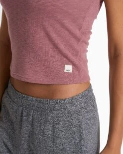 Sunrise Crop Tank | Marsala -TrendSphere VW1013MAR SP23 W ECOMM TOPS FULL 1239 1x1 22fc7f15 a37a 427b bd50 b7b0c3ee098f