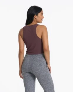 Cove Crop Tank | Chestnut 11 Cove Crop Tank | Chestnut -TrendSphere VW1019CHN 0595
