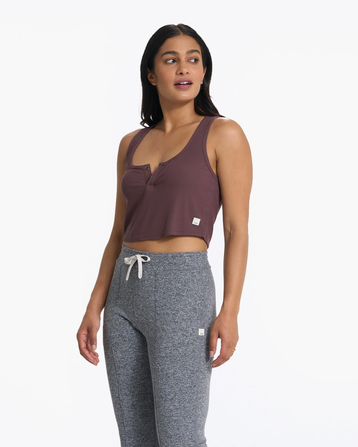 Cove Crop Tank | Chestnut 4 Cove Crop Tank | Chestnut - Image 2