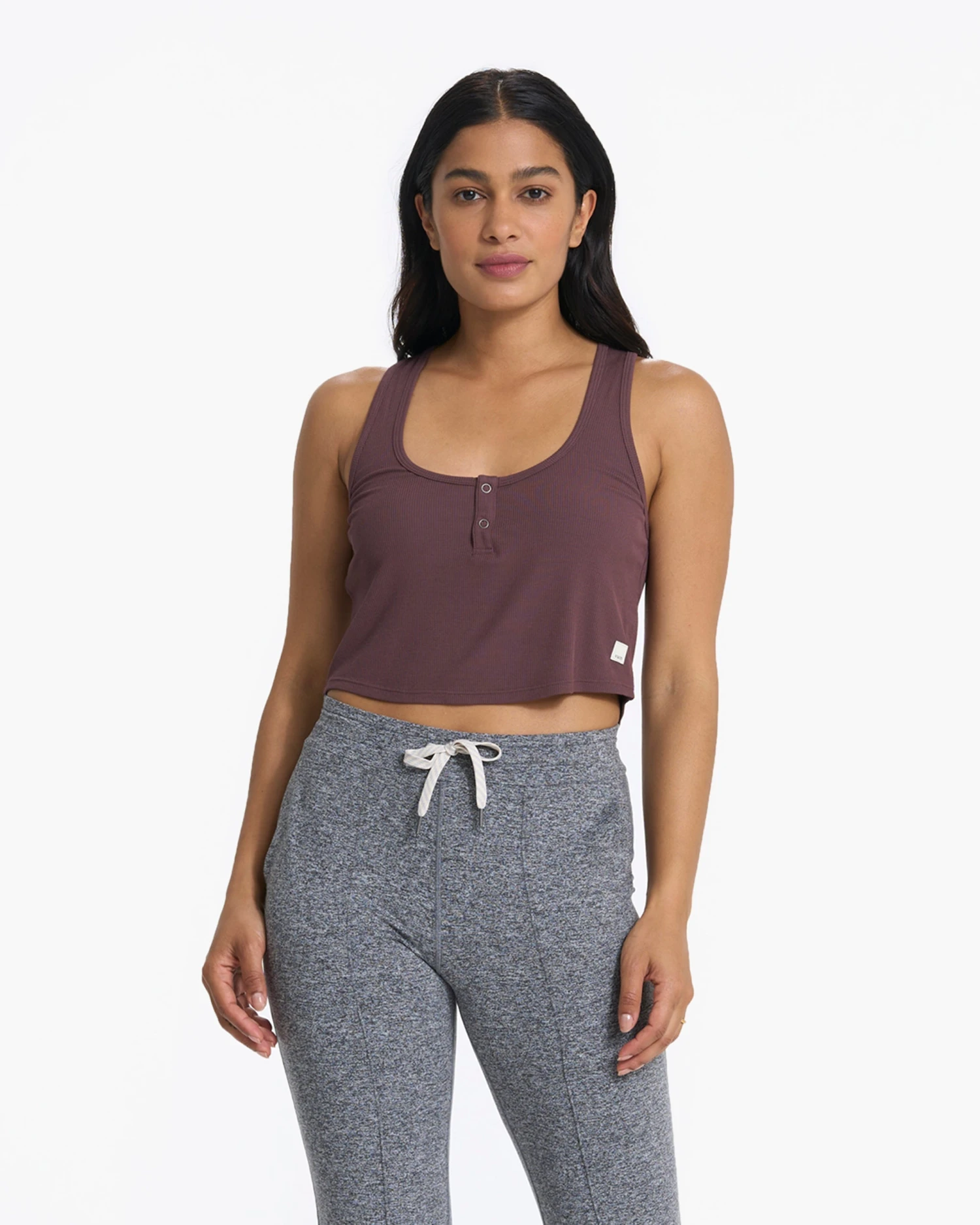 Cove Crop Tank | Chestnut 3 Cove Crop Tank | Chestnut