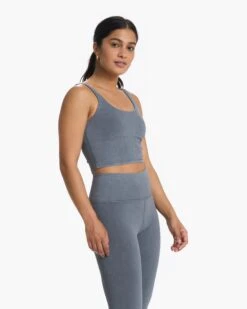 Washed Daily Crop | Washed Charcoal -TrendSphere VW1043WCH FA22 W ECOMM TOP 1757