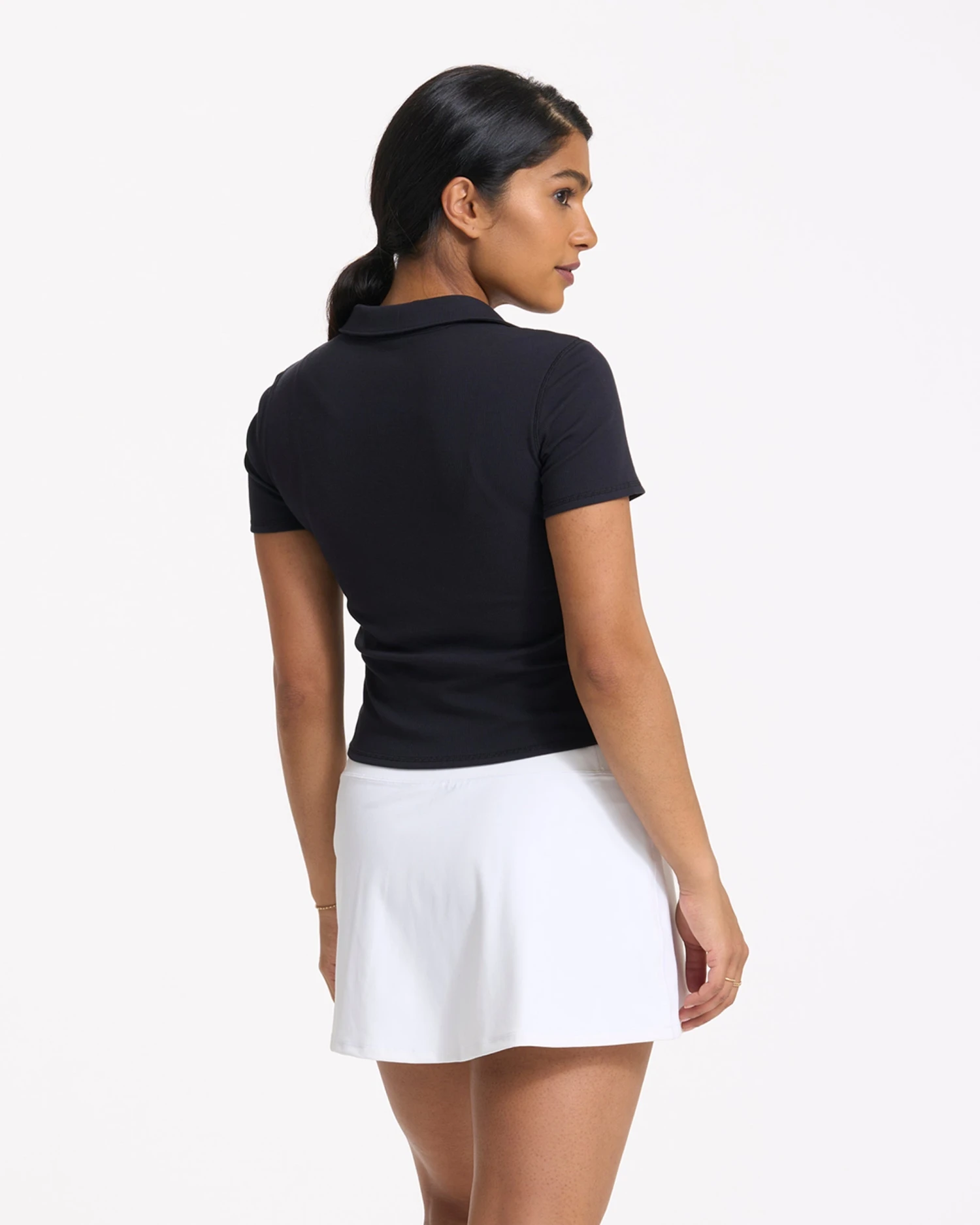 Pose Fitted Polo | Black 4 Pose Fitted Polo | Black - Image 2