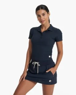 Pose Fitted Polo | Ink -TrendSphere VW1050INK SP23 W ECOMM TOPS 3530 TOP 1x1 20e75caa 9625 417f 89bc 8e90d7bb856c