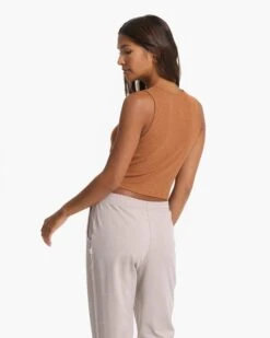 Cove High Neck Tank | Dark Palo Santo Heather -TrendSphere VW1051HDP SP23 W ECOMM TOPS TOP 7720 1X1 864924e2 33bf 4675 bbef f068d3cda046