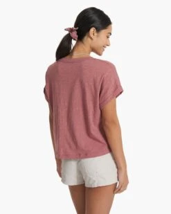 Sunset Easy Tee | Marsala -TrendSphere VW1065MAR SP23 W ECOMM TOPS TOP 1484 1x1 37689d8f 3a4c 46ee b949 3186f64f0954