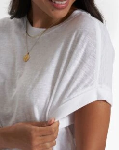 Sunset Easy Tee | White 10 Sunset Easy Tee | White -TrendSphere VW1065WHT SP23 W ECOMM TOPS 0980 FULL 1x1 c0cc6749 a122 4990 be43 2dad70fb49d2