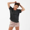 Lux Performance Tee | Charcoal Heather -TrendSphere VW106HCC 3 Crop