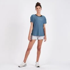 Lux Performance Tee | Tide Heather -TrendSphere VW106HTD 1