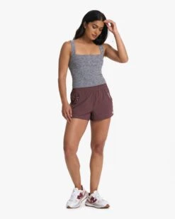 Elevation Square Neck Tank | Heather Grey -TrendSphere VW1080HTG 2290