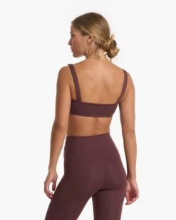 Evolve Square Neck Bra | Fig -TrendSphere VW1081FIG SP23 W ECOMM SPORTSBRAS TOP 02710 4x5 f6c720ed 38f2 4595 a7bd 6572b1dd589c