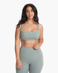 Evolve Square Neck Bra | Fern 11 Evolve Square Neck Bra | Fern -TrendSphere VW1081FRN SP24 W ECOMM sportsbras FRONT TOPS 2 v2