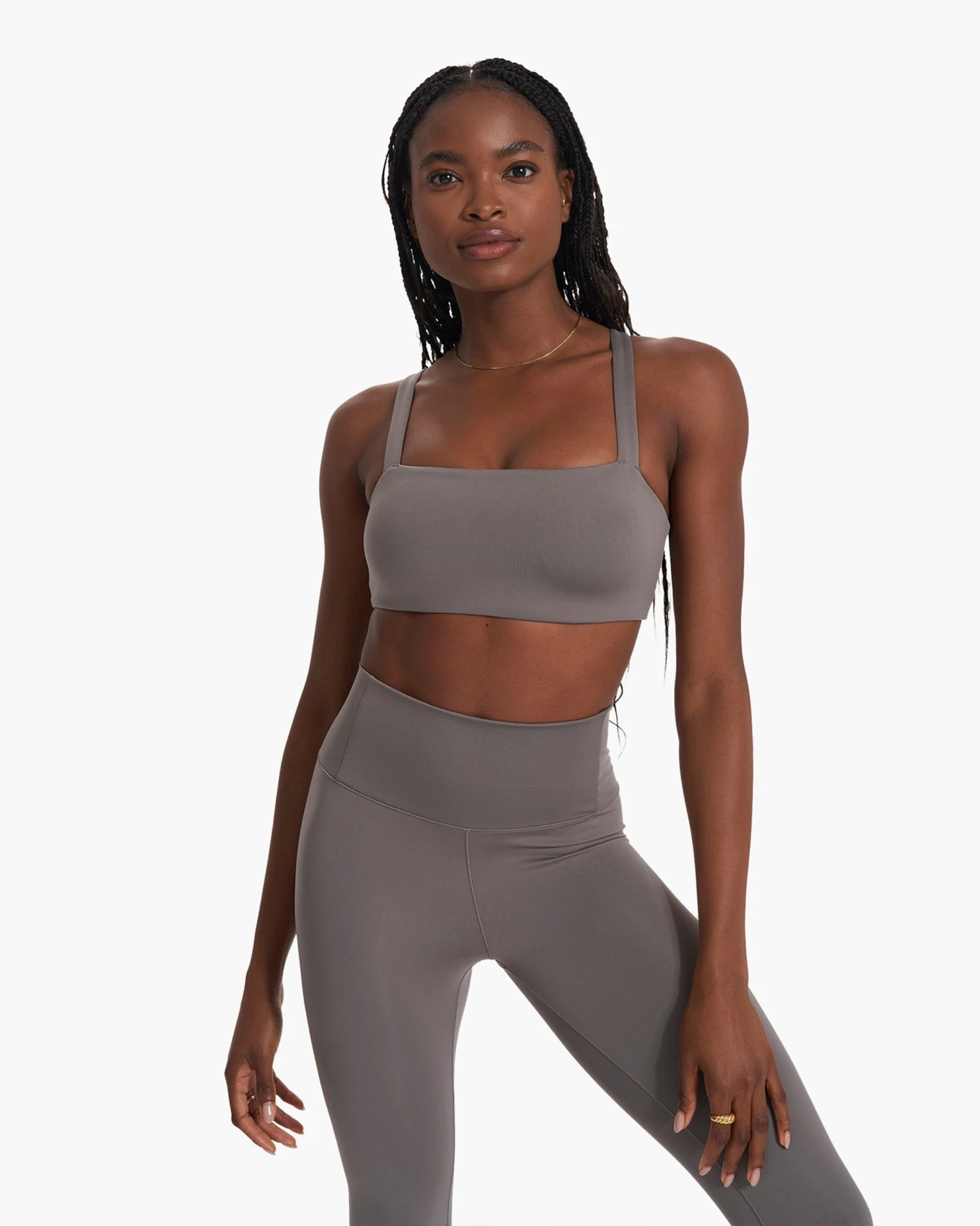 Evolve Square Neck Bra | Smoke 3 Evolve Square Neck Bra | Smoke