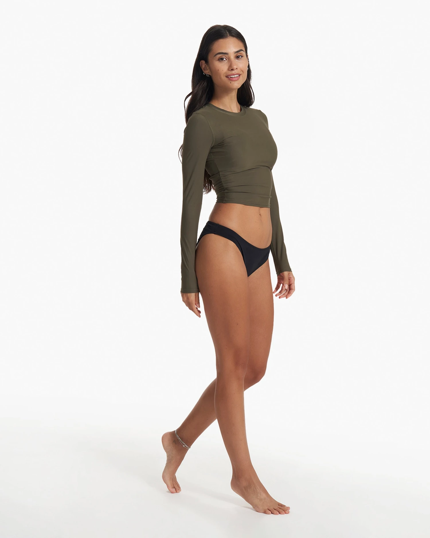 Long Sleeve Dune Crew | Oregano 7 Long Sleeve Dune Crew | Oregano - Image 5