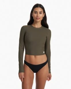 Long Sleeve Dune Crew | Oregano