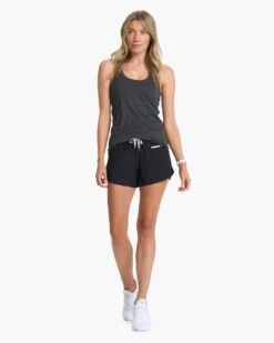 Lux Performance Tank | Charcoal Heather 10 Lux Performance Tank | Charcoal Heather -TrendSphere VW108HCC 3