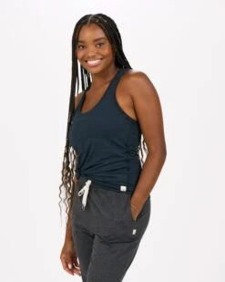 Lux Performance Tank | Ink Heather -TrendSphere VW108HIN 1 d50286b2 de44 4e3f 87ce 22f0d869a4b2
