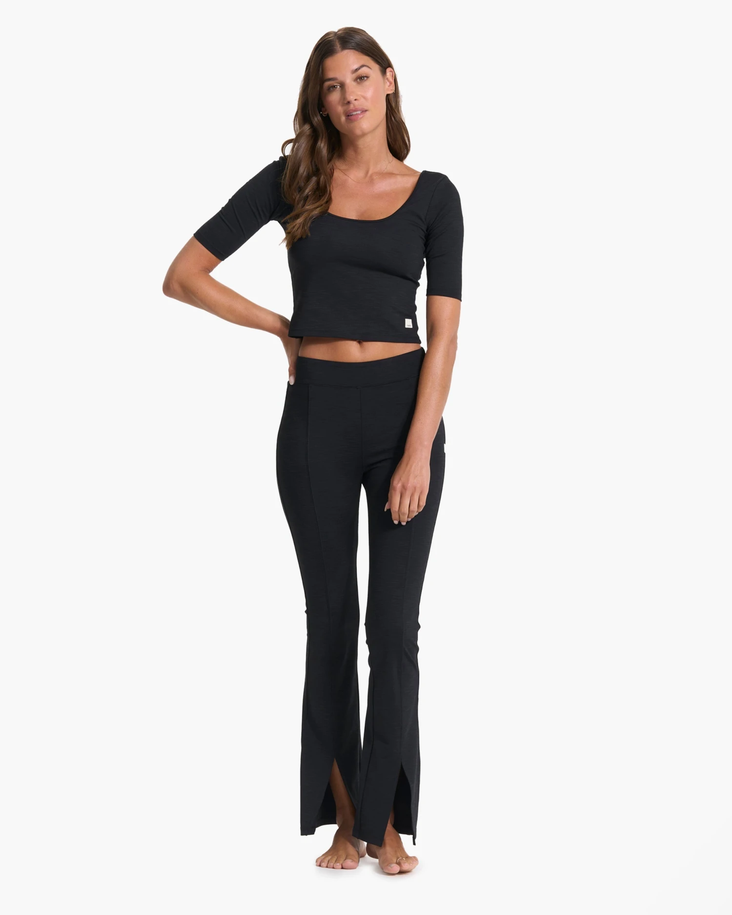Lux Rib Avant Top | Black 7 Lux Rib Avant Top | Black - Image 5