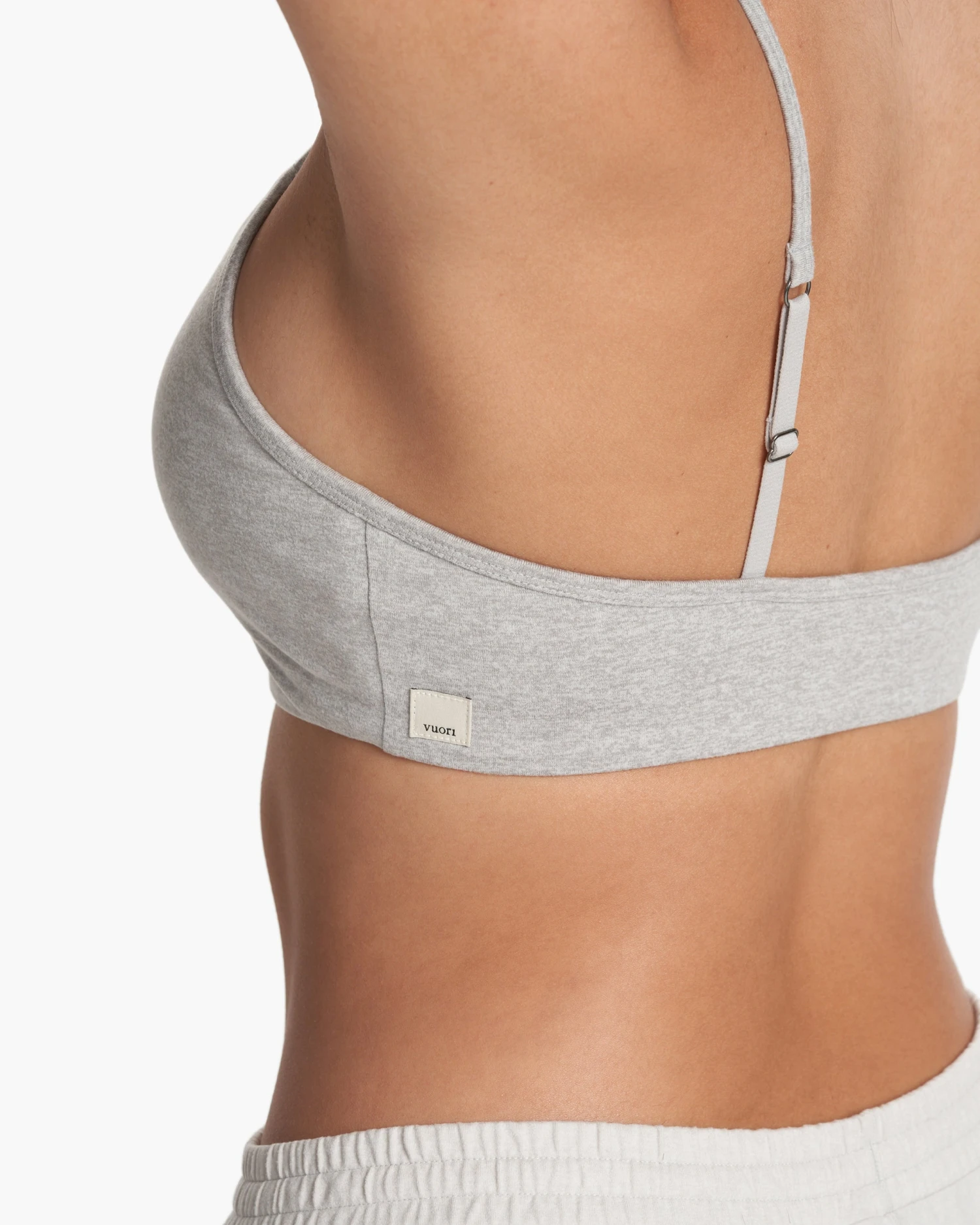 Halo Essential Bra | Pale Grey Heather 5 Halo Essential Bra | Pale Grey Heather - Image 3