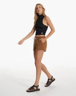 Cove Funnel Neck Tank | Black -TrendSphere VW1113BLK SP23 W ECOMM TOPS 2983 FULL 1X1 861a3e8b b5dd 49fb 933f 97f5d09b17af