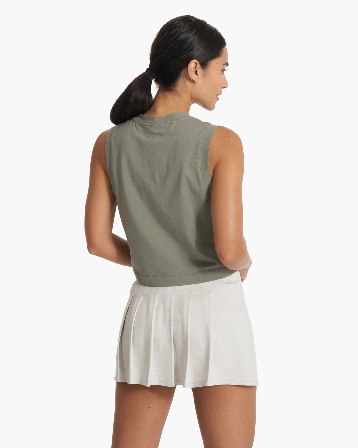 Feather Crop Tank | Pistachio 5 Feather Crop Tank | Pistachio - Image 3