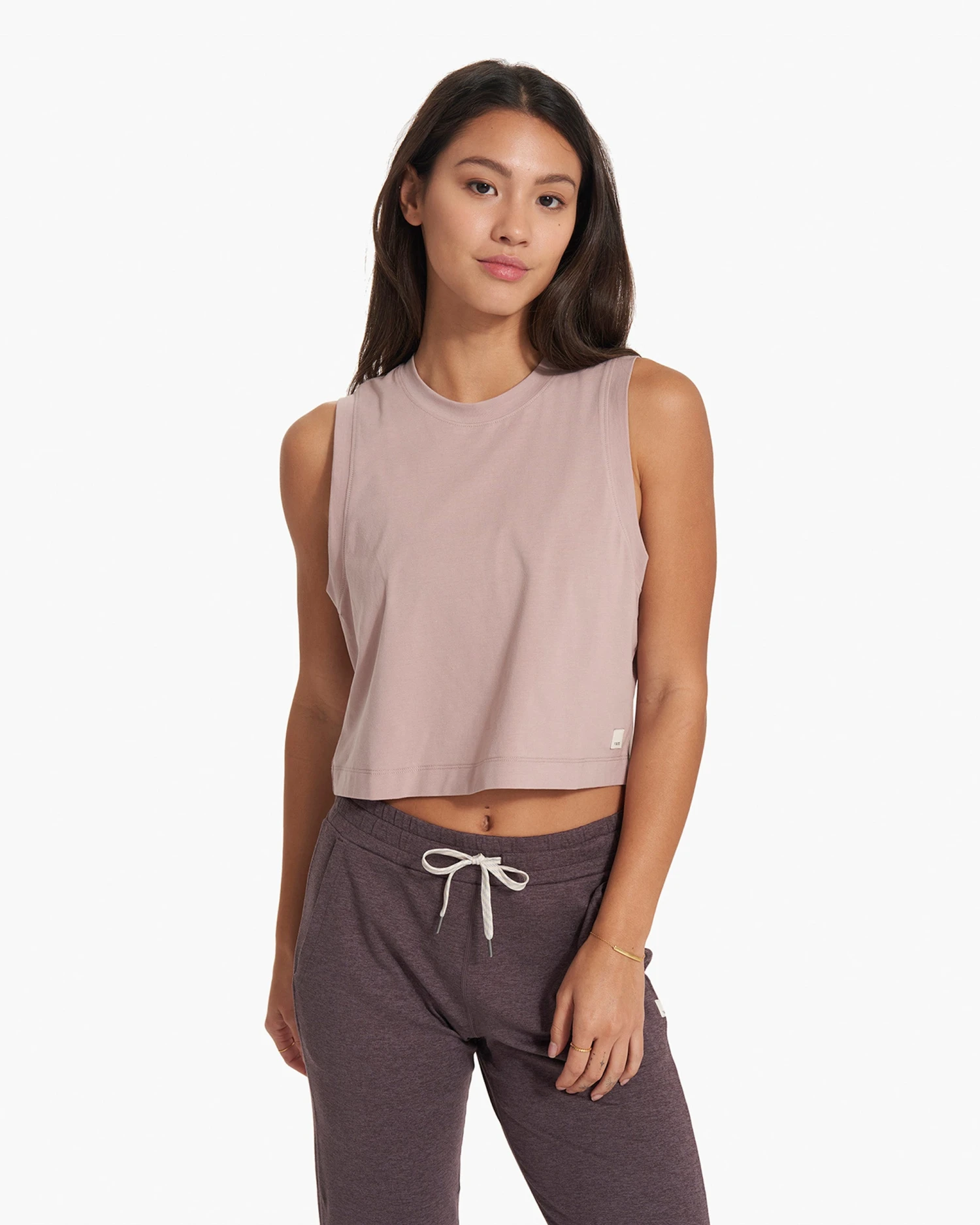 Feather Crop Tank | Umber 4 Feather Crop Tank | Umber - Image 2