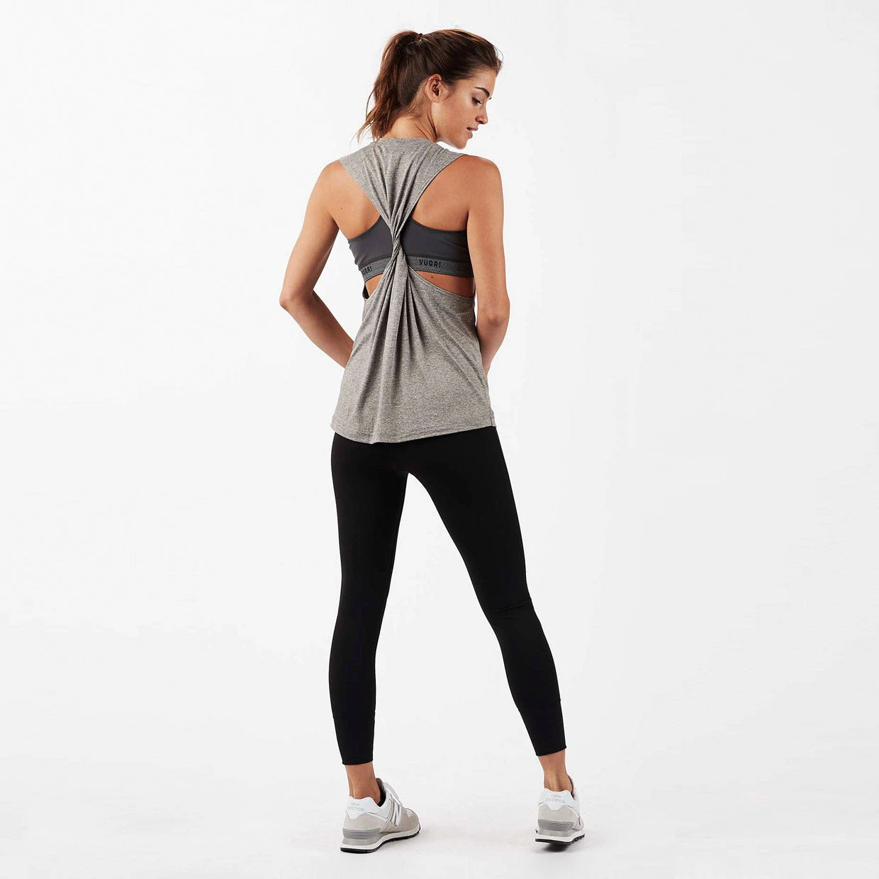Trinity Tank | Heather Grey 5 Trinity Tank | Heather Grey - Image 3