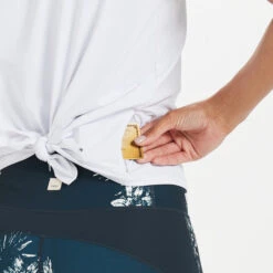 Holly Tie Back Water Tee | White 9 Holly Tie Back Water Tee | White -TrendSphere VW166WHT 5