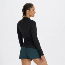 Long-Sleeve Lux Tee | Black 8 Long-Sleeve Lux Tee | Black -TrendSphere VW167BLK 3