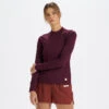 Long-Sleeve Lux Tee | Cerise Heather 2 Long-Sleeve Lux Tee | Cerise Heather -TrendSphere VW167HCE 1