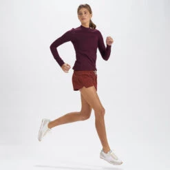 Long-Sleeve Lux Tee | Cerise Heather -TrendSphere VW167HCE 5