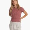Pose Fitted Tee | Rosewood Heather 2 Pose Fitted Tee | Rosewood Heather -TrendSphere VW169HRO SP23 W ECOMM TOPS 3396 1X1 27322571 5df9 4353 8e99 d35612350903