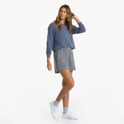 Long-Sleeve Coast Tee | Azure 13 Long-Sleeve Coast Tee | Azure -TrendSphere VW170AZR 1542