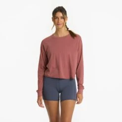 Long-Sleeve Coast Tee | Rosewood 13 Long-Sleeve Coast Tee | Rosewood -TrendSphere VW170RSD 2224