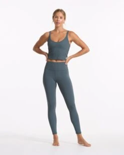 Rib Crop Tank | Stone -TrendSphere VW189STN SP23 W ECOMM TOPS FULL 02012 1x1 e6b0a42b 61b0 414d 96f5 50f12c3860a8