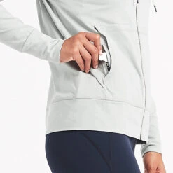 Halo Performance Hoodie | Sage Heather -TrendSphere VW201HSA 4