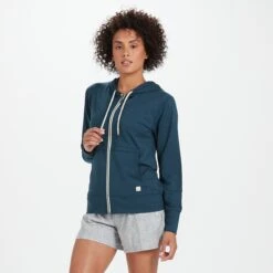 Halo Performance Hoodie | Indigo Heather 8 Halo Performance Hoodie | Indigo Heather -TrendSphere VW201HTI 2