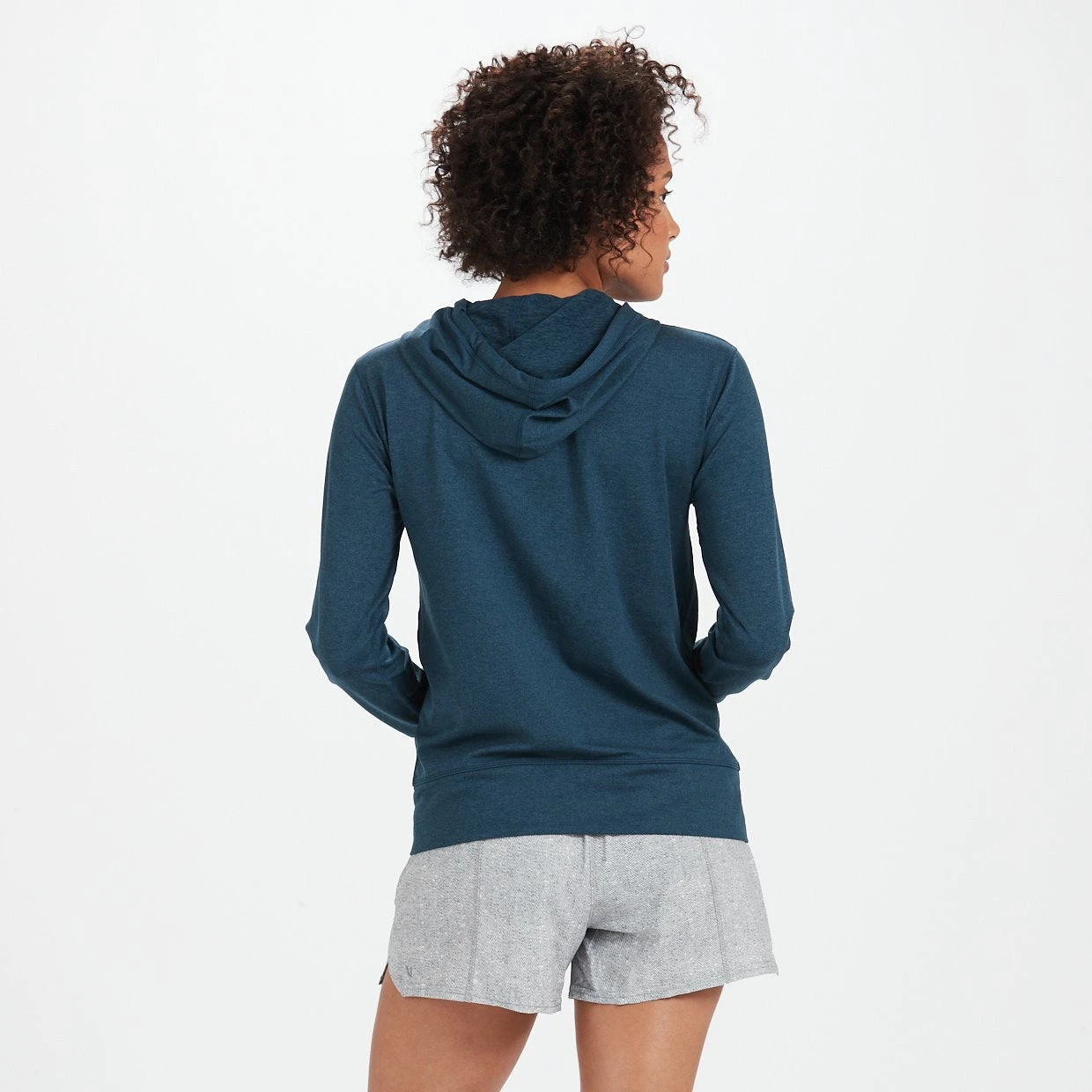 Halo Performance Hoodie | Indigo Heather 5 Halo Performance Hoodie | Indigo Heather - Image 3