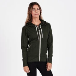 Halo Performance Hoodie | Moss Heather