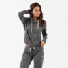 Sequoia Crop Hoodie | Heather Grey 2 Sequoia Crop Hoodie | Heather Grey -TrendSphere VW208HTG cropped 1 a9d09f1b 46fb 4bf9 ac0d d2156f21b597