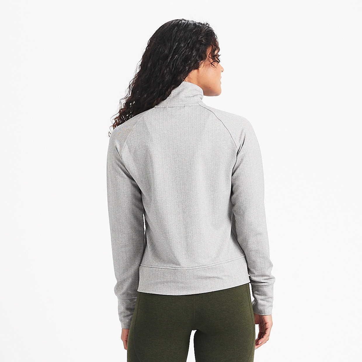 Herringbone Jacket | Light Grey 5 Herringbone Jacket | Light Grey - Image 3