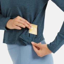 Crescent Half Zip | Indigo Heather 9 Crescent Half Zip | Indigo Heather -TrendSphere VW220HTI 3