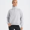 Restore Half Zip | Light Heather Grey -TrendSphere VW233LHG 1