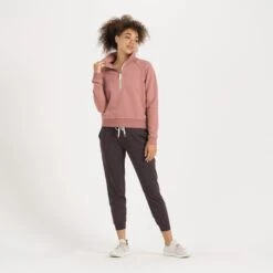 Restore Half Zip | Light Terracotta -TrendSphere VW233LTT 4 65363d12 5934 4669 9a69 2a91f39bfadc