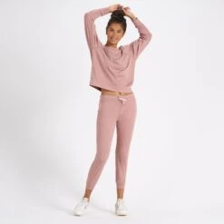 Long-Sleeve Halo Crew | Burnt Clay Heather 10 Long-Sleeve Halo Crew | Burnt Clay Heather -TrendSphere VW241HBC 4