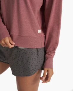 Long Sleeve Halo Crew | Marsala Heather -TrendSphere VW241HMA SP23 W ECOMM FLEECE 0783 FULL 1x1 74c39dda f860 4fd2 89f7 4867d8db30bc