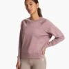 Long Sleeve Halo Crew | Orchid Heather -TrendSphere VW241HOD FA23 W ECOMM fleece FRONT ALT TOPS 5