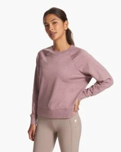 Long Sleeve Halo Crew | Orchid Heather