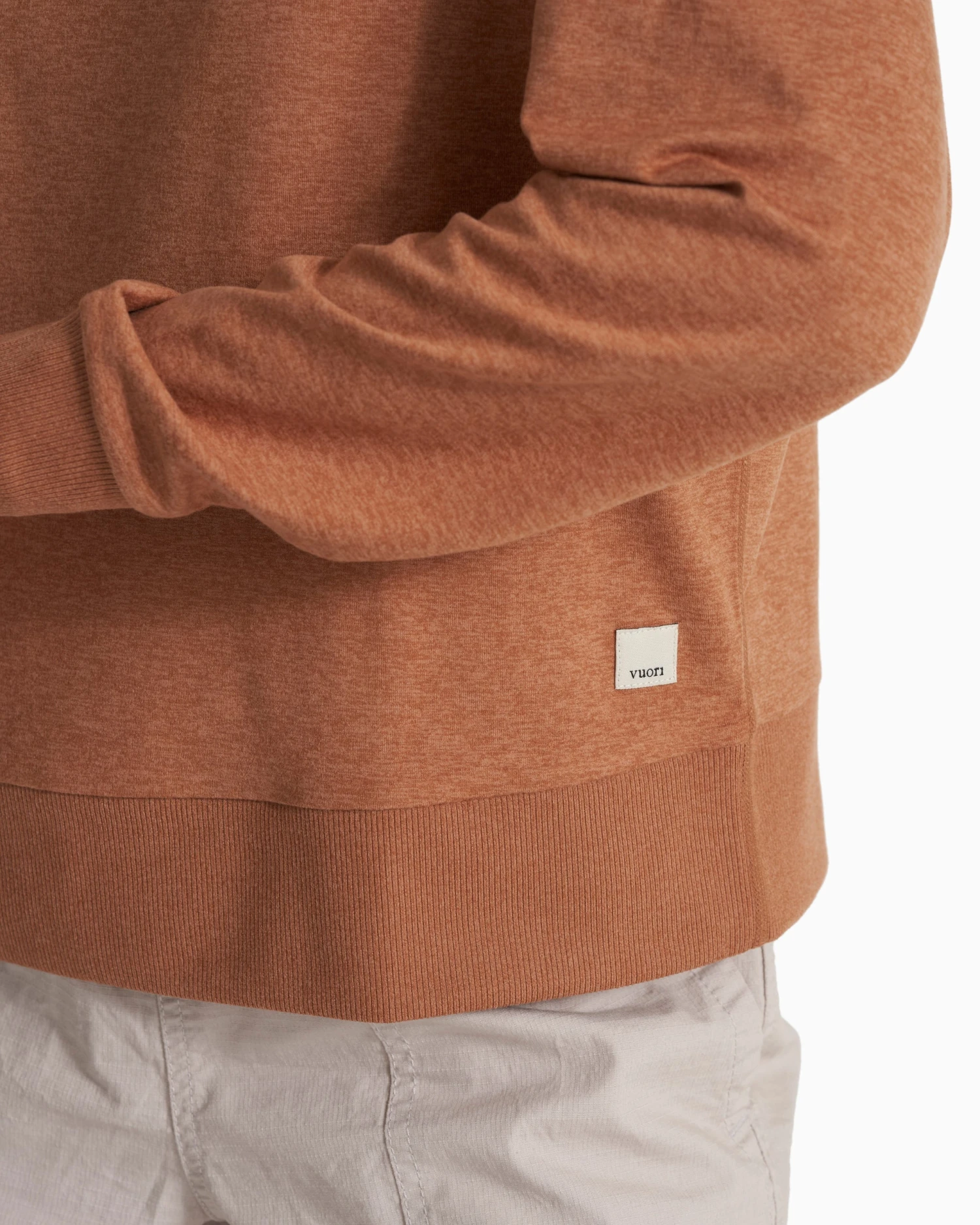 Long Sleeve Halo Crew | Palo Santo Heather 9 Long Sleeve Halo Crew | Palo Santo Heather - Image 7